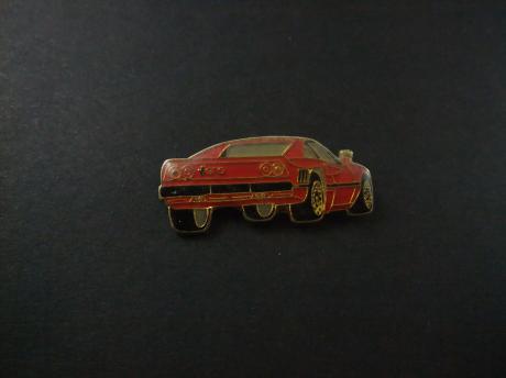 Ferrari 288 GTO jaren 80 rode sportwagen (achteraanzicht)